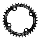 Bike Chainring 104 BCD Single Speed Chain Ring 32T 34T 36T 38T Black 36T