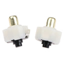 2Pcs 17mm LED Flashlight Push Button Switch ON/ OFF Electric Torch Tail SwS Hn