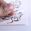 Waterproof Temporary Tattoo Stickers Nine Tail Fox Water Transfer flash tatoo .