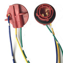 2pcs BAY15D 1157 Bulb Socket Lamp Holder with Wires for LED Car Brake Light A