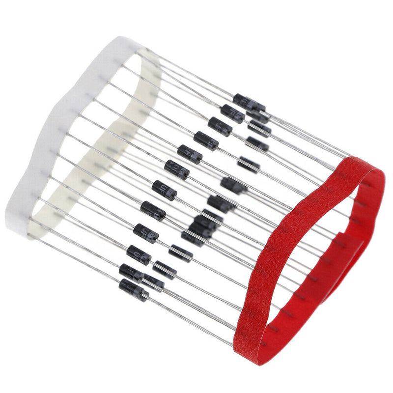 30PCS UF4007 diode fast recovery diodes 1000V 1A DO-41 mic  Gn