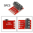 5pcs-3.5mm audio stand MP3 stereo microphone interface module  high quali ZZO