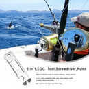 6 in 1 EDC Pocket Survival Tool Camping Screwdriver Bottle Opener Ruler