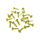 200Pcs Mixed Color Metal Brad Paper Fastener For Scrapbooking Craft 8mm L5I I4A2