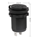 Boat Motorcycle Car Cigarette Lighter Socket Power Plug Outlet Waterproof 12V