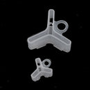 Carbon Steel Treble Hooks with Protector Cover Cap 5 Sizes Assorted Hook Set
