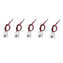 5x BA15S 1156 Bulb Socket Signal Light Lamp Wire Harness Pigtail Base
