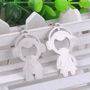 Cute Couples Keyring Set Lovers Bottle Opener Key Chain Ring Keychain Gift 3C