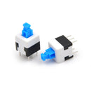 10x Square 8x8mm 6 Pin DPDT Mini Push Button Self-locking Multimeter Switches LJ
