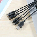 5 in 1 USB Game Charging Cable 1.2m for Nintend NEW 3DS XL NDSLite NDSI LL