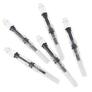 5pcs Fountain Pen Small Black Ink Caliber 2.6 mm Converter pump Cartrid Ew