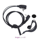 2 PIN Earpiece Headset PTT MIC for BAOFENG UV5R for KENWOOD