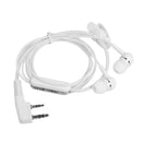 2Pin Dual Earphone Earpiece Mic PTT for BAOFENG KENWOOD Radio Walkie Talkie