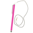Stylus Pen High-Sensitive Cloth Head Conductive Stylus for Tablets Pink (1