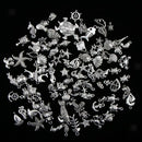 100pcs Mixed DIY Ocean Fish & Sea Creatures Charms Pendants Jewelry Making