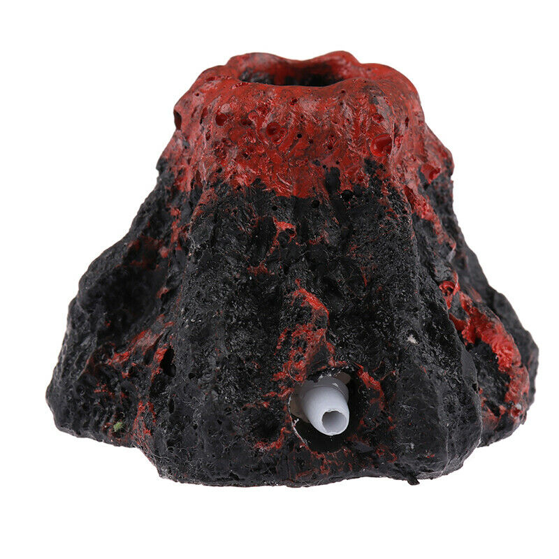 Volcano Shape Aquarium fish tank oxygen pump bubble stone pump tank decorat BX
