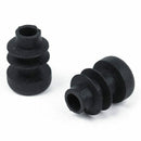 10 Pcs Black Plastic 12mm Pipe End Blanking Caps Bung Tube Tubing Insert Ro W4O7