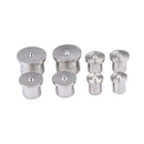 8Pcs Dowel Pins Center Point Set Woodworking Craft Clamp Steel Tools 6/8/10/12mm