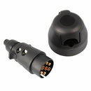 Tirol 7 Pin Car Trailer Plug+7 Light Connector Round Socket N-Type Transfer V1R3