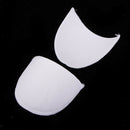 Pair of 6 Large Suits Shoulder Pads for Women Men Coats Jackets White