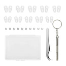 Eyeglass Repair Kit, Screw-in Improved Air Chamber Anti-Slip Silicone Nose Pads