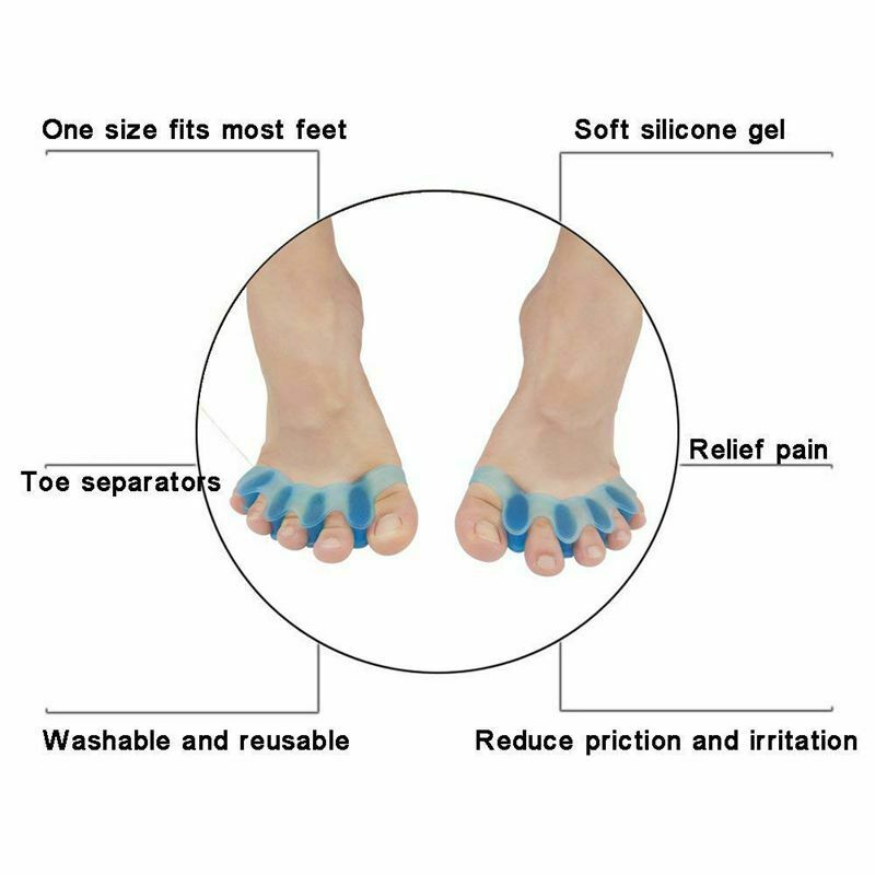Corrector, Toe Separator,Bunion Relief Protectors New Material Gel Hammer T I5H8