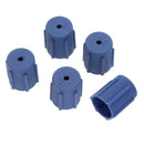 5pcs Air Conditioner Charging Port Service Cap Protective Dust Cap Blue