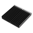 1 pcs Aluminum Radiator Heat Sink Heatsink 60mm x 60mm x 10mm Black W2M2