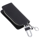Realistic Leather Men's Car Key Bag Zipper Bag Storage Bag Car Key Bag Wal3C