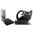 Cute Cartoon Persian Cat Metal Non Skid Bookends Bookend Art Book Holder De