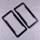 2pcs Carbon Fiber Style License Number Plate Surround Frame fit for Most US SUV