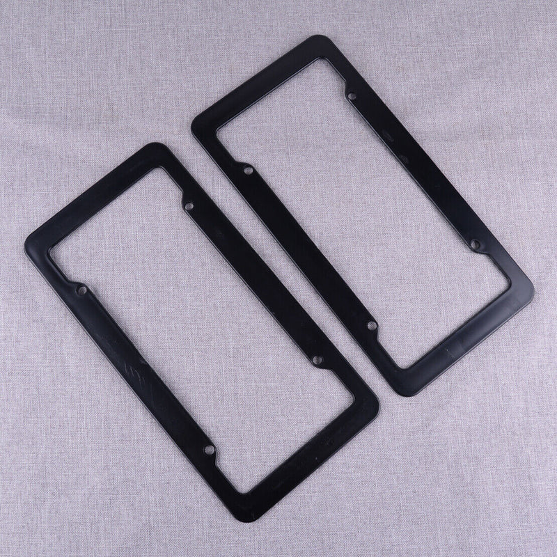 2pcs Carbon Fiber Style License Number Plate Surround Frame fit for Most US SUV