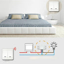 Wireless ON/OFF 220V Light Lamp Receiver Transmitter Remote Control Switch