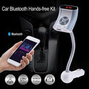 Wireless Bluetooth FM Transmitter Radio Adapter Hands-free Car Kit USB Charger