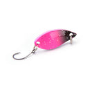 7pcs 3cm 5g colorful trout lure fishing spoon bait single hook*metal fishing FT
