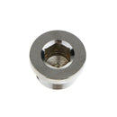 Electroplated Nickel Hex Bolt Bung Plug for O2 Oxygen Sensor M18x1.5 Thread Qty