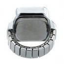 Quartz Watch Ring watch Digit Dial Arabic Rectangle White Unisex Jewelry I5I7