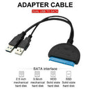 SATA to USB 3.0 2.5/3.5 inches HDD SSD Hard Drive Converter Cable Line Adapter_