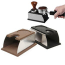 Coffee Tamper Holder Barista Tamping Rack Stand Espresso Machine Tool Black