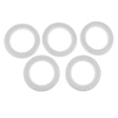 10x White DIY Circle Ring Styrofoam Foam Material for Xmas Art Craft 110mm