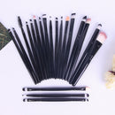 20x Women's Makeup Brush Set   Foundation Eyeshadow Eyeliner Lip Brushes Gw