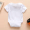 Summer Short Sleeve Baby Bone Print Romper O-neck Solid Jumpsuit (3-6M)
