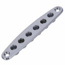 1 Pcs Electric Guitar Bridge String Thru Body Ferrules Bushing Plate - Silv K3J9