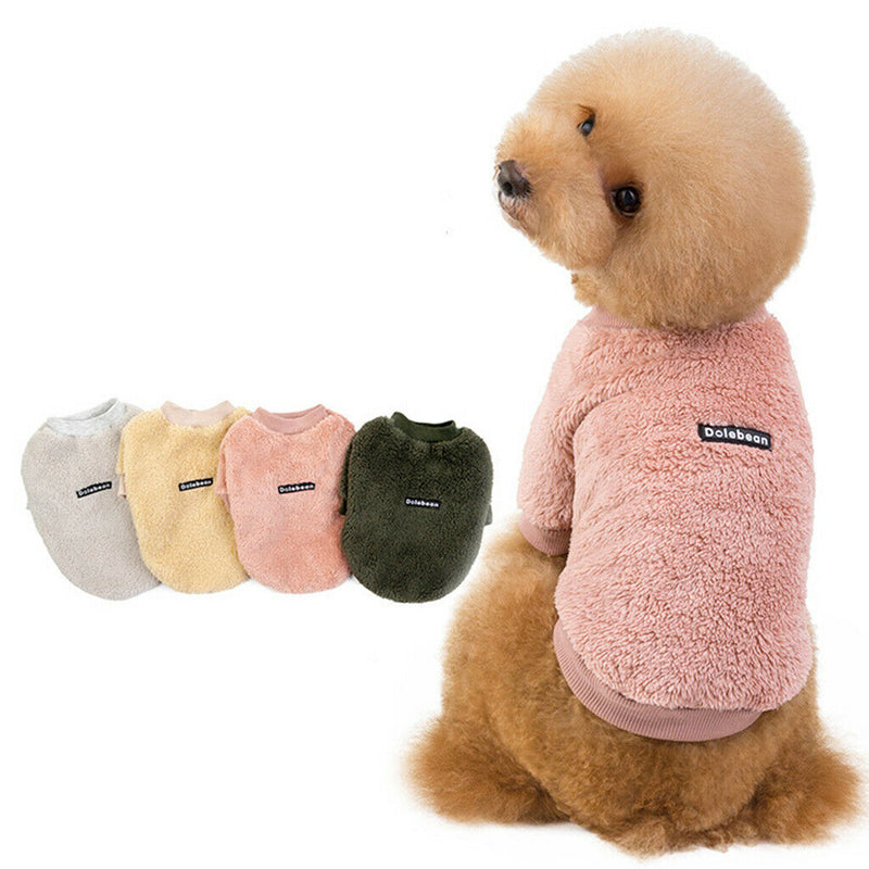 Set Of 2 Puppy Winter Warm Breathable Coat Dog Soft
