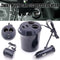Cup Shape 2Way Car Cigarette Lighter Socket Dual USB Charger Splitter Adapter l-