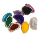 New Natural Agate Slices Geode Polished Slab Brazil Crystal Quartz Ornaments Pg