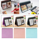 68-Pocket Desk Calendar Album for Fuji Instant Mini 8 9 70 50s Film Purple