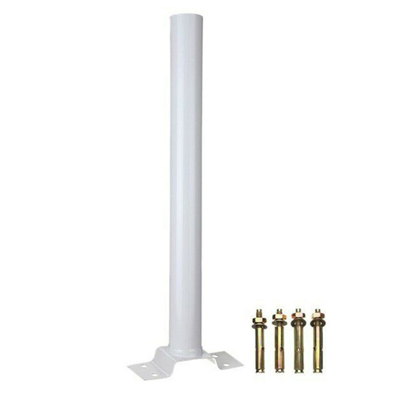 50cm Solar Street Lamp Light Pole Rust Proof Wall Mounted Yard Galvanized Iron