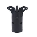 7 Way Round to 4 Pin Flat Blade Trailer Connector Plug Light Adapter RV Boat .
