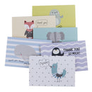 thank you cards birthday card for kids note cards with envelopes 6pcs/set3C